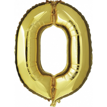 50 years golden foil balloons 88 cm age/number