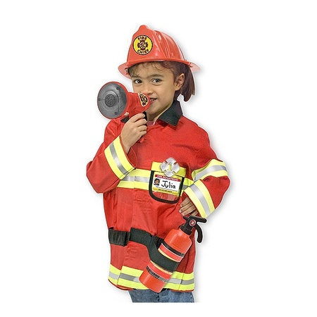 Complete fireman costume for kids