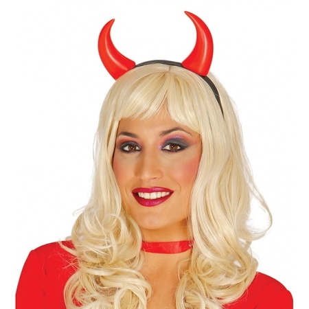 Diadem with devil horns