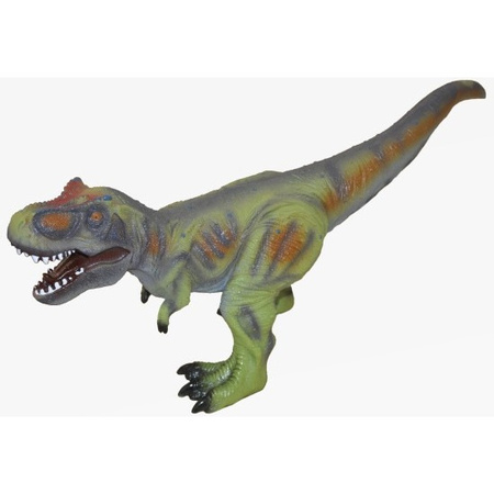 Plastic green T-Rex dinosaur 63 cm toy