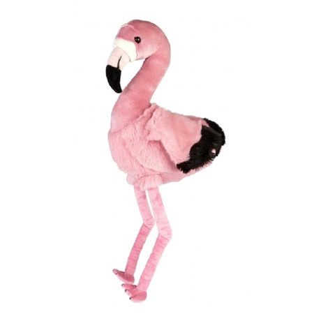 Big plush pink flamingo cuddle toy 74 cm