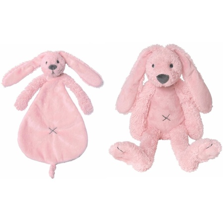 Happy Horse Richie bunny pink cuddle cloth and toy 