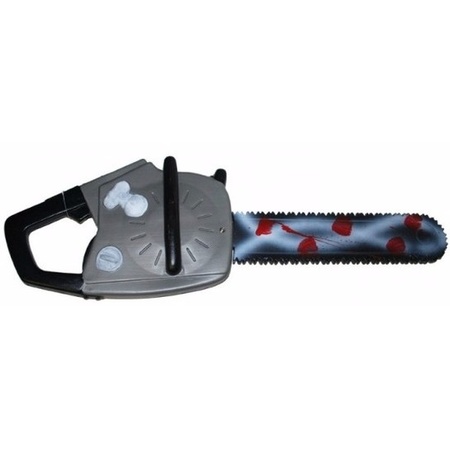 Halloween Chainsaw with blood - plastic - 45 cm