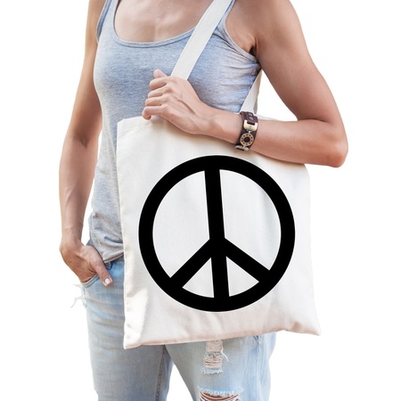 Toppers - Peace sign cotton bag 
