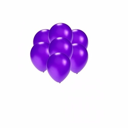 Small purple metallic balloons 200 pieces