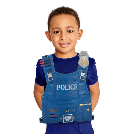 Bulletproof toy police vest for kids 42 x 30 cm