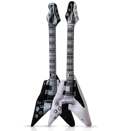 Kruger - Inflatable gitars set of 6x - Black and white