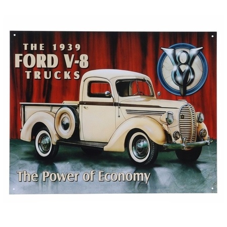 Metal wall decoration Ford V-8