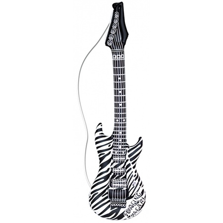 Inflatable guitar zebra 105 cm