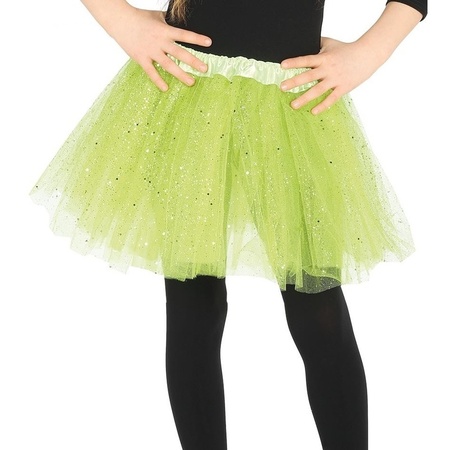Petticoat/tutu skirt lime green 31 cm for girls
