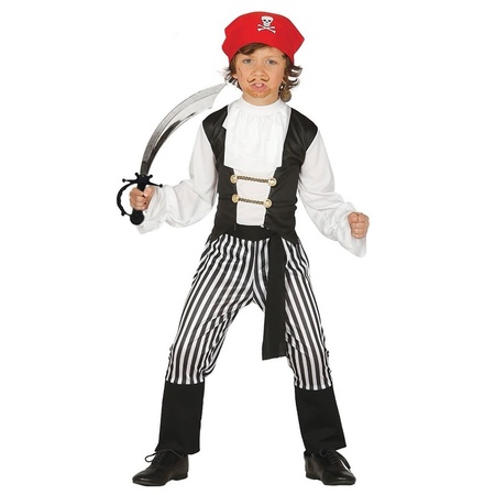 Pirates costume size 140-152 with sword for kids