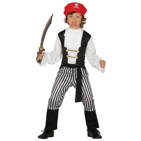 Pirates costume size 140-152 with sword for kids