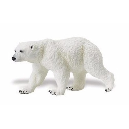 Plastic speelgoed figuur polar bear 12 cm