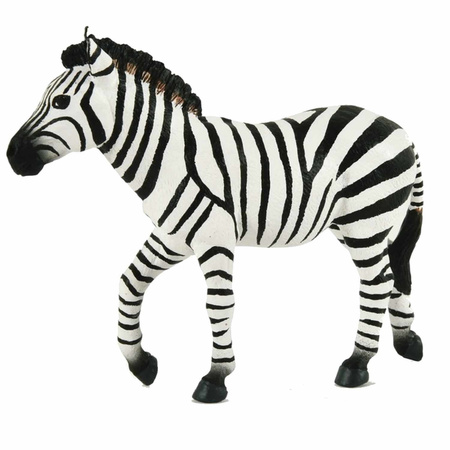Plastic toy figures animals zebra family 2x animals
