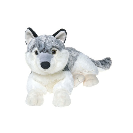 Plush soft toy animal grey Wolf 48 cm