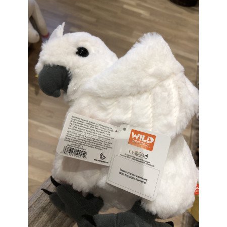 Plush soft toy cockatoo 30 cm
