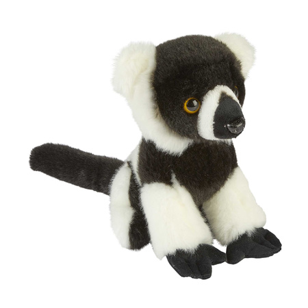Soft toy animals black/white Vari monkey 18 cm