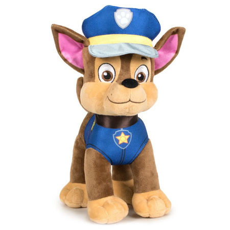 Paw Patrol soft toys set of 2x caracters Chase and Skye 27 cm