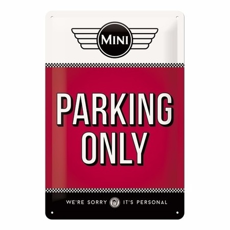 Red wall decoration Mini parking only