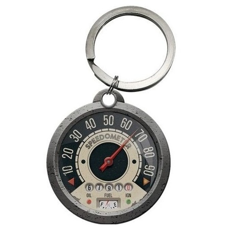 Key chain speedometer round 4 cm