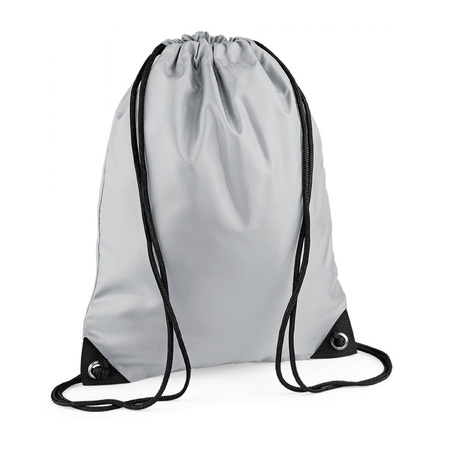 Nylon sport swimming backpacks 45 x 34 cm light grey