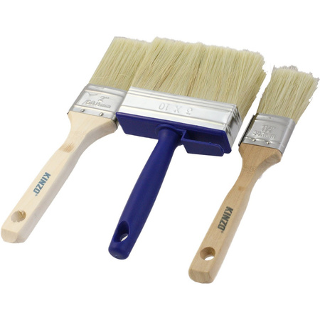 Paint brushes set flat B 38 - 100 mm 3 pcs
