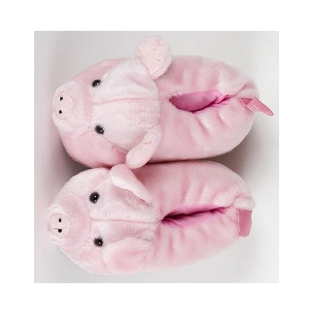 Adults animal slippers pig