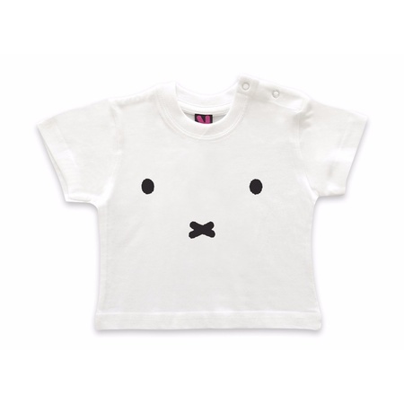 Wit baby t-shirt met Nijntje snoet